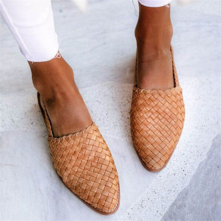 Lisa | Leather Woven Sandals