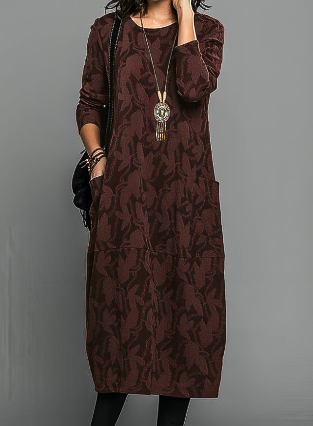 Joy™ | Elegant printed winter dress