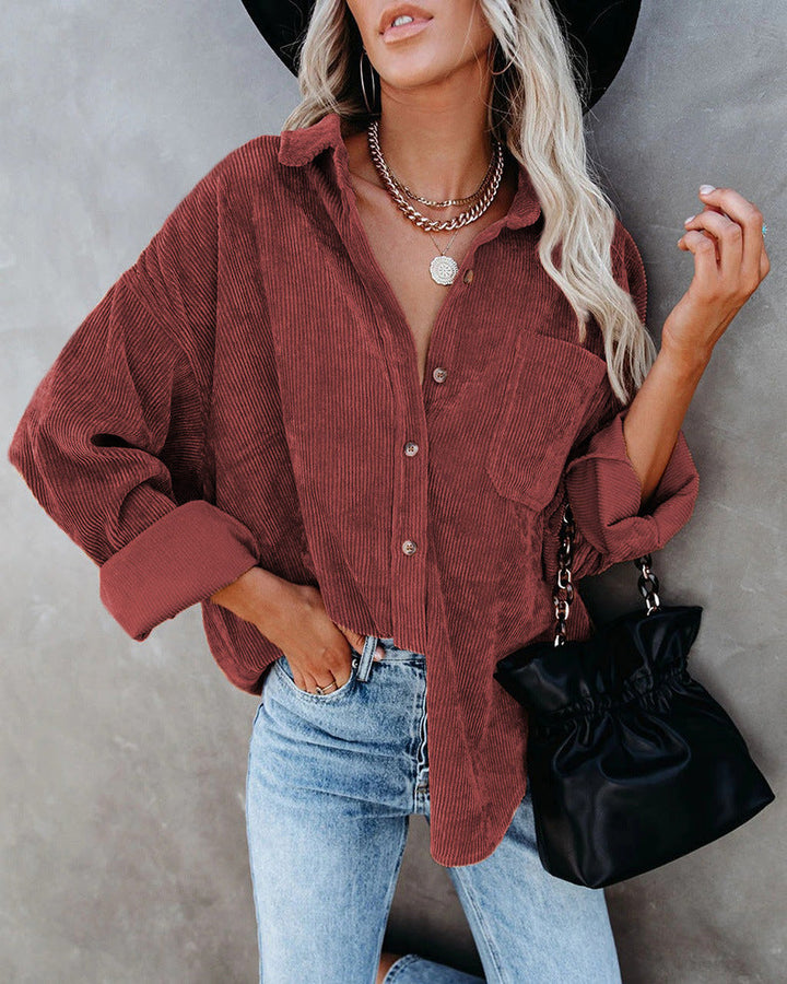 Kyra | Vintage Corduroy Shirt