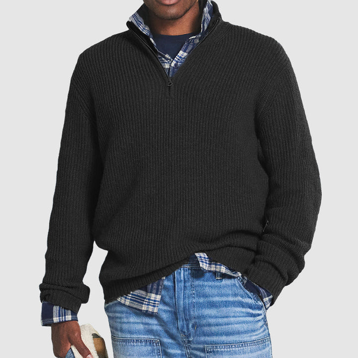 Bjorn | Quarter Zip Sweater